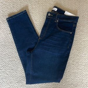 LOFT Skinny Dark Wash High Rise Jeans
